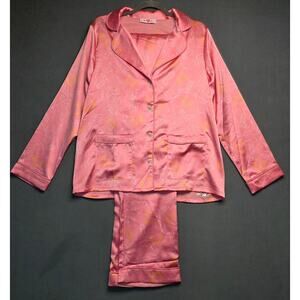 Buddy Love Womens Medium Pajama‎ Set Western Horses Princess Cowgirl Wild West